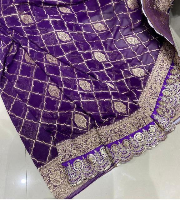 Sabella Pure Crepe Khadi Silk Vol 6 zari sarees online india