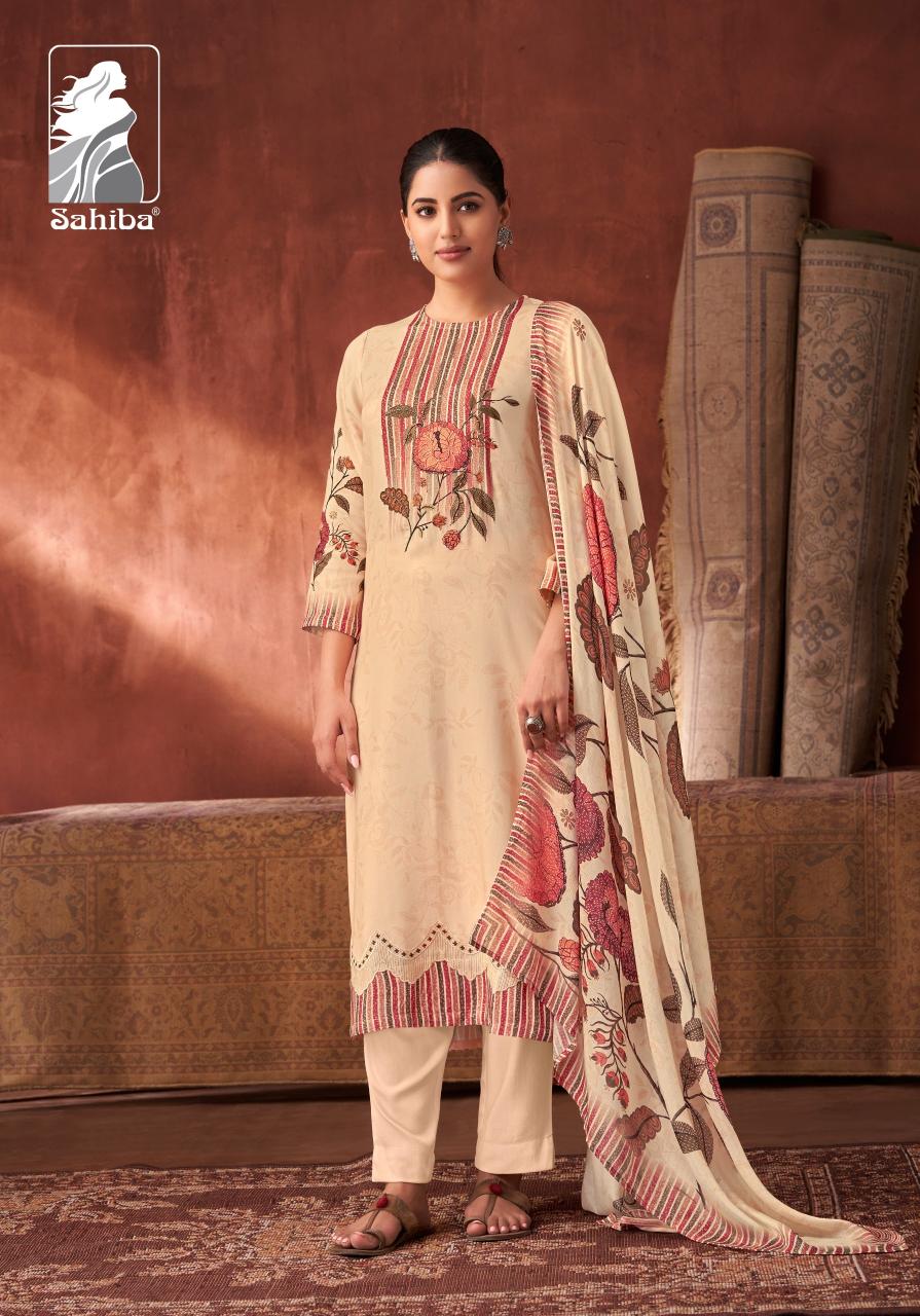 Sahiba Shenaz Unique Muslin Silk Digital Printed Salwar Kameez Wholesale Catalog