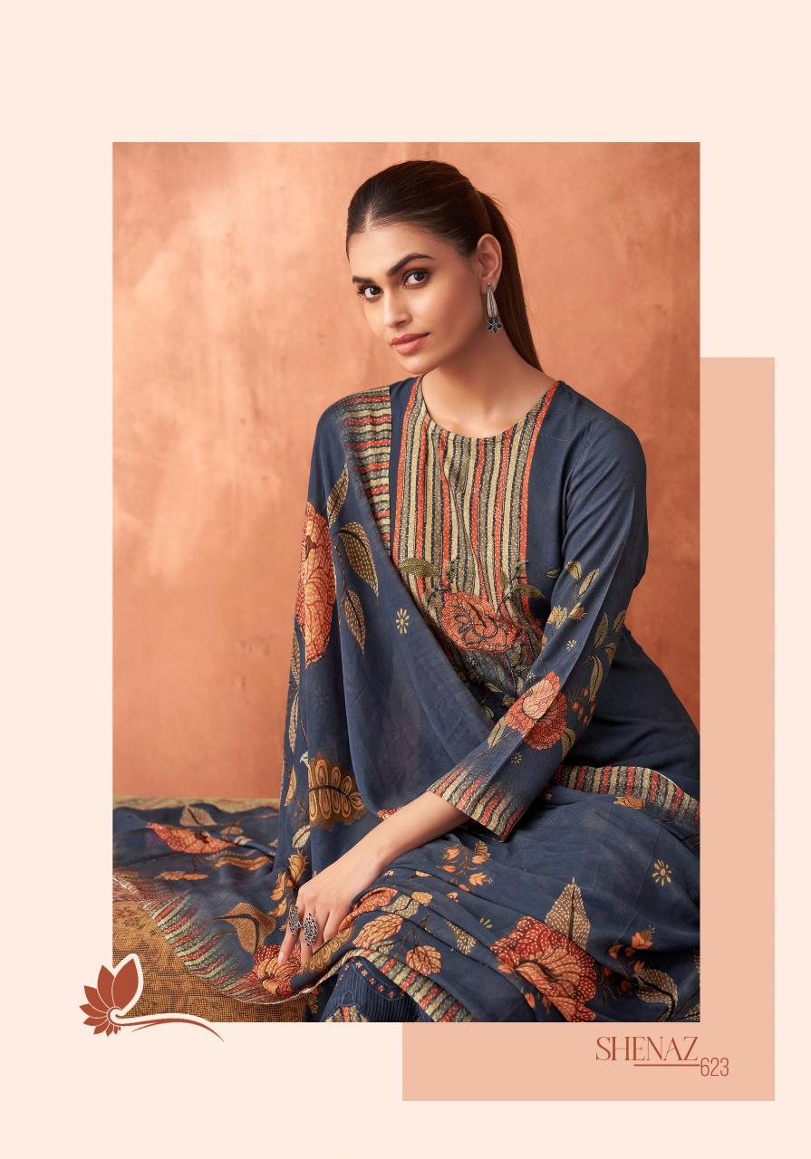 Sahiba Shenaz Unique Muslin Silk Digital Printed Salwar Kameez Wholesale Catalog