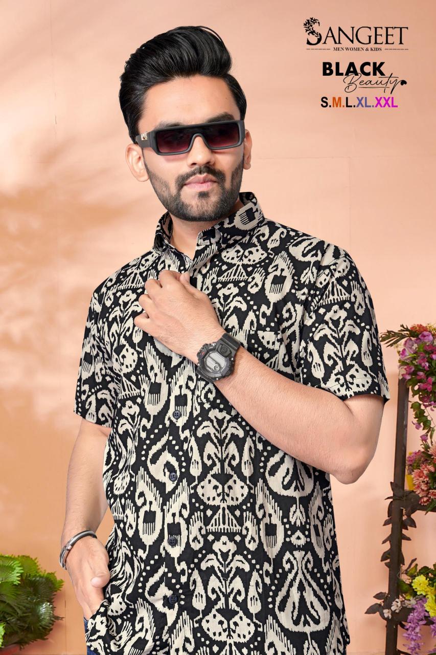 Sangeet Black Beauty shirt for men