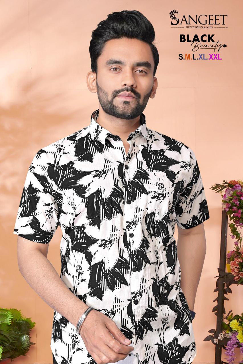 Sangeet Black Beauty shirt for men