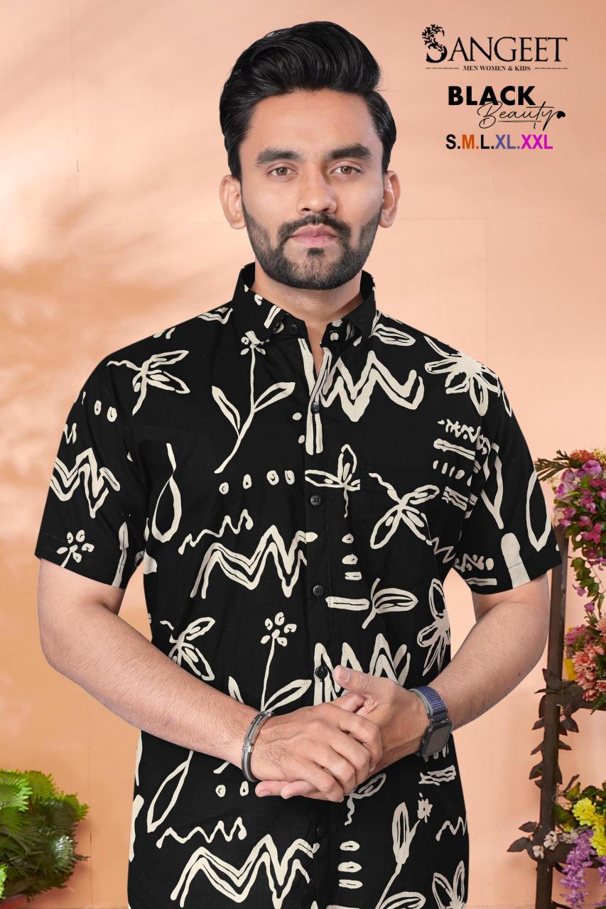 Sangeet Black Beauty shirt for men