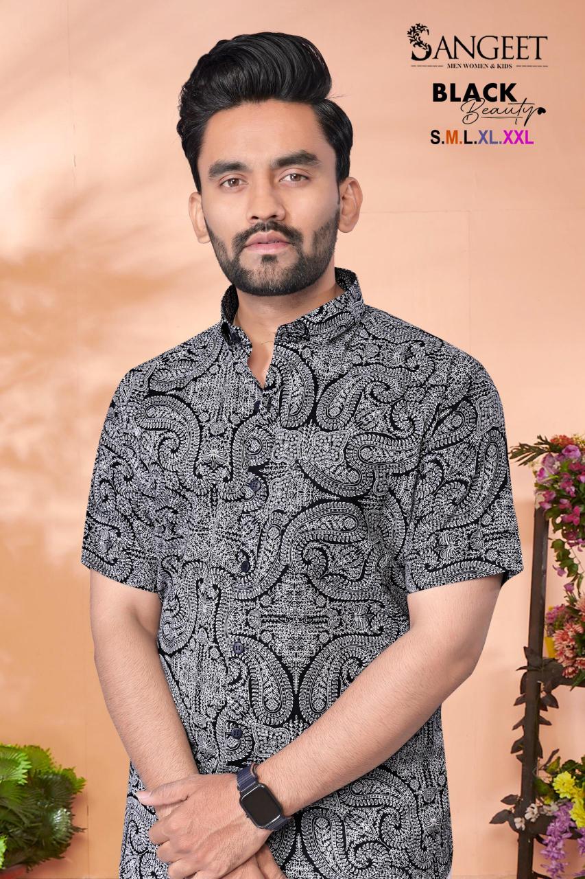 Sangeet Black Beauty shirt for men