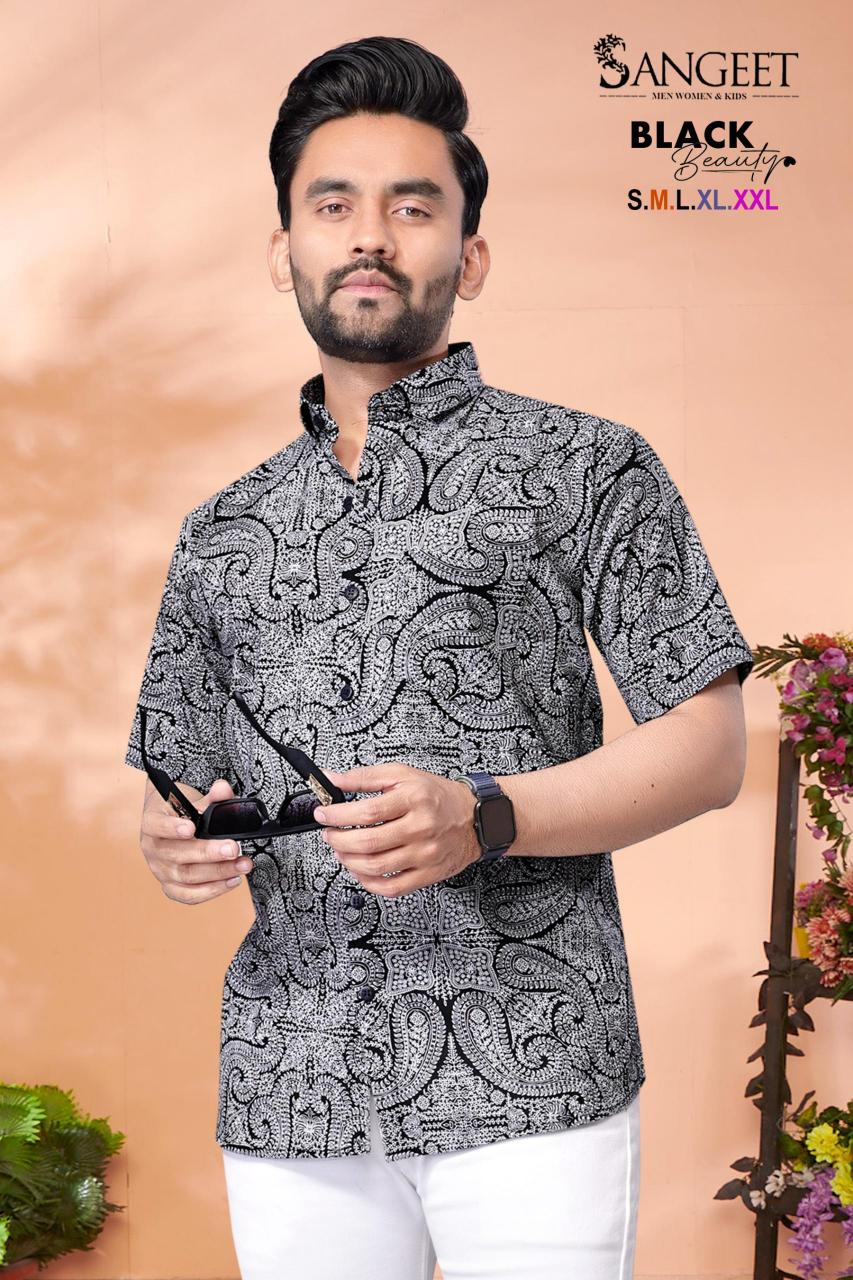 Sangeet Black Beauty shirt for men