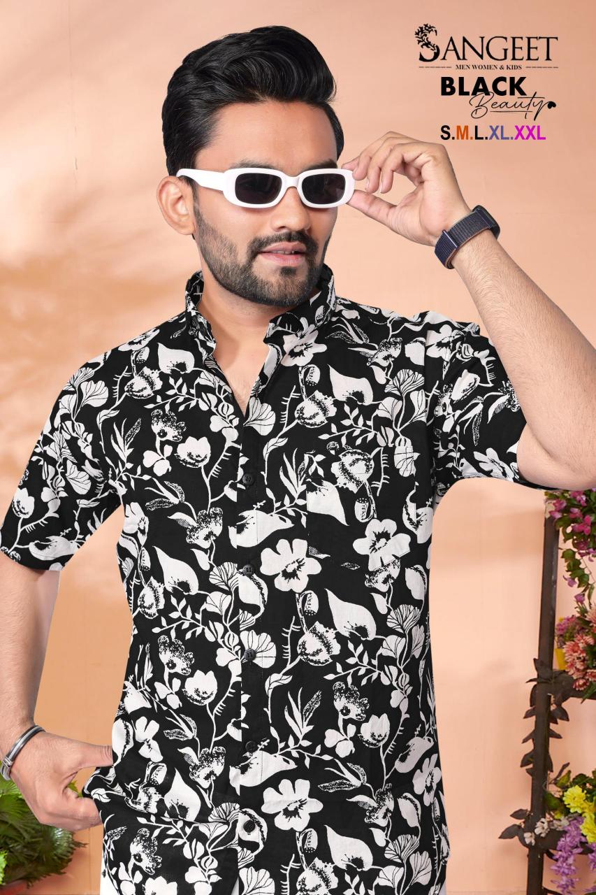 Sangeet Black Beauty shirt for men