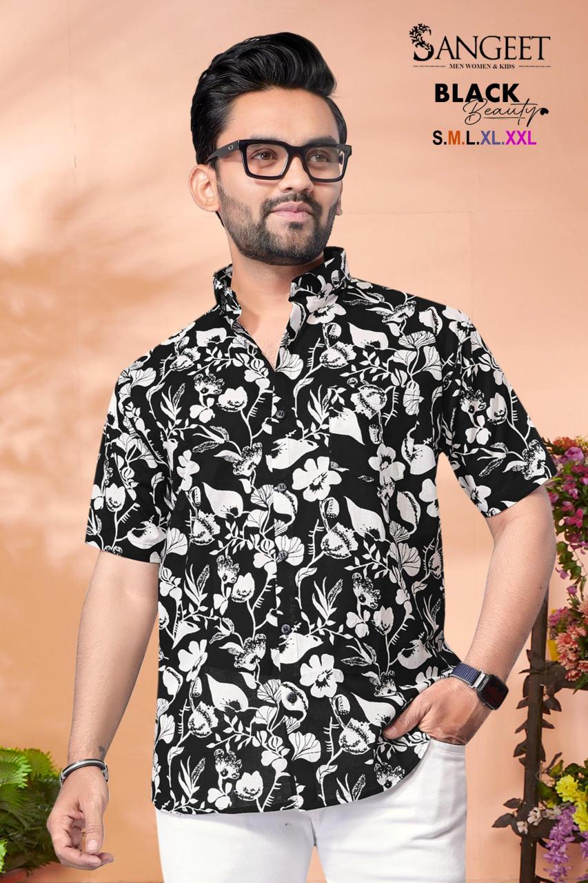 Sangeet Black Beauty shirt for men