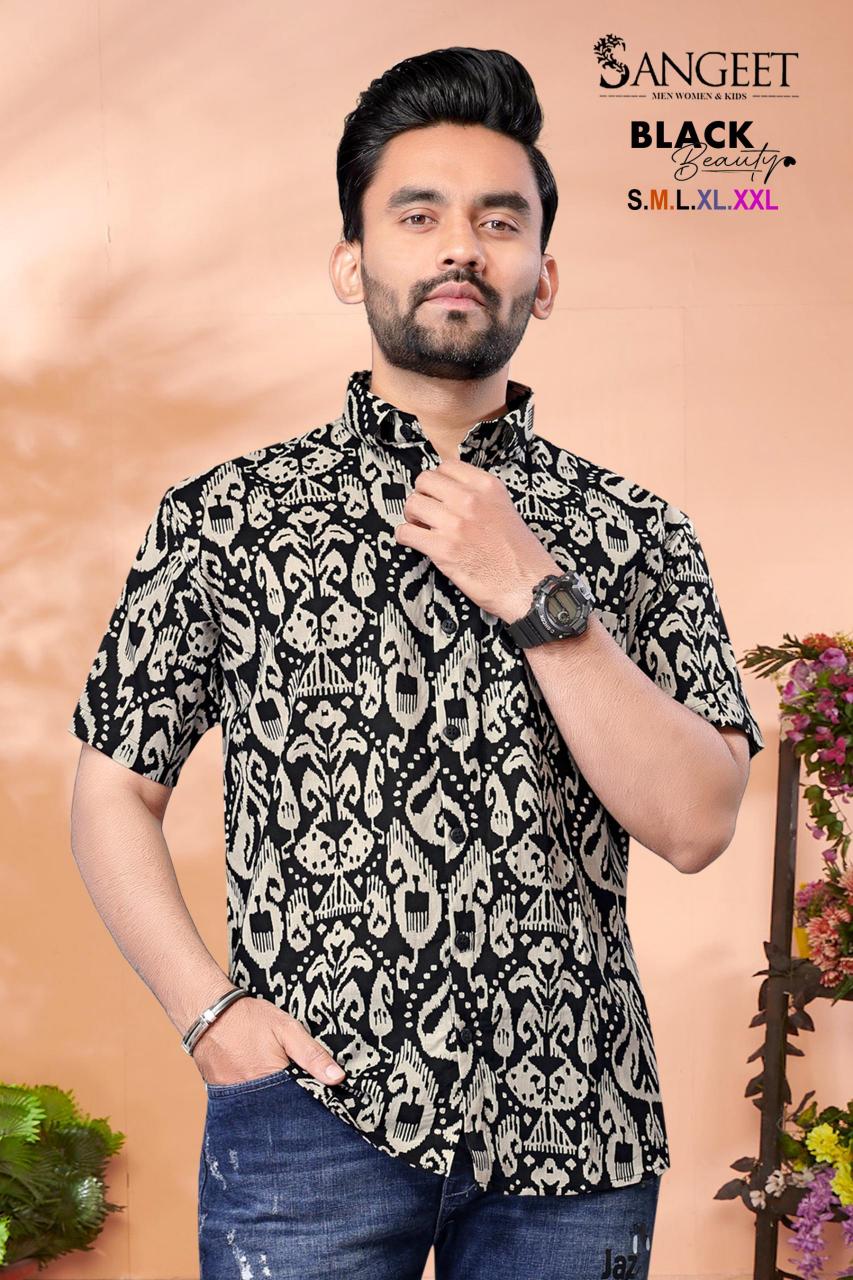 Sangeet Black Beauty shirt for men