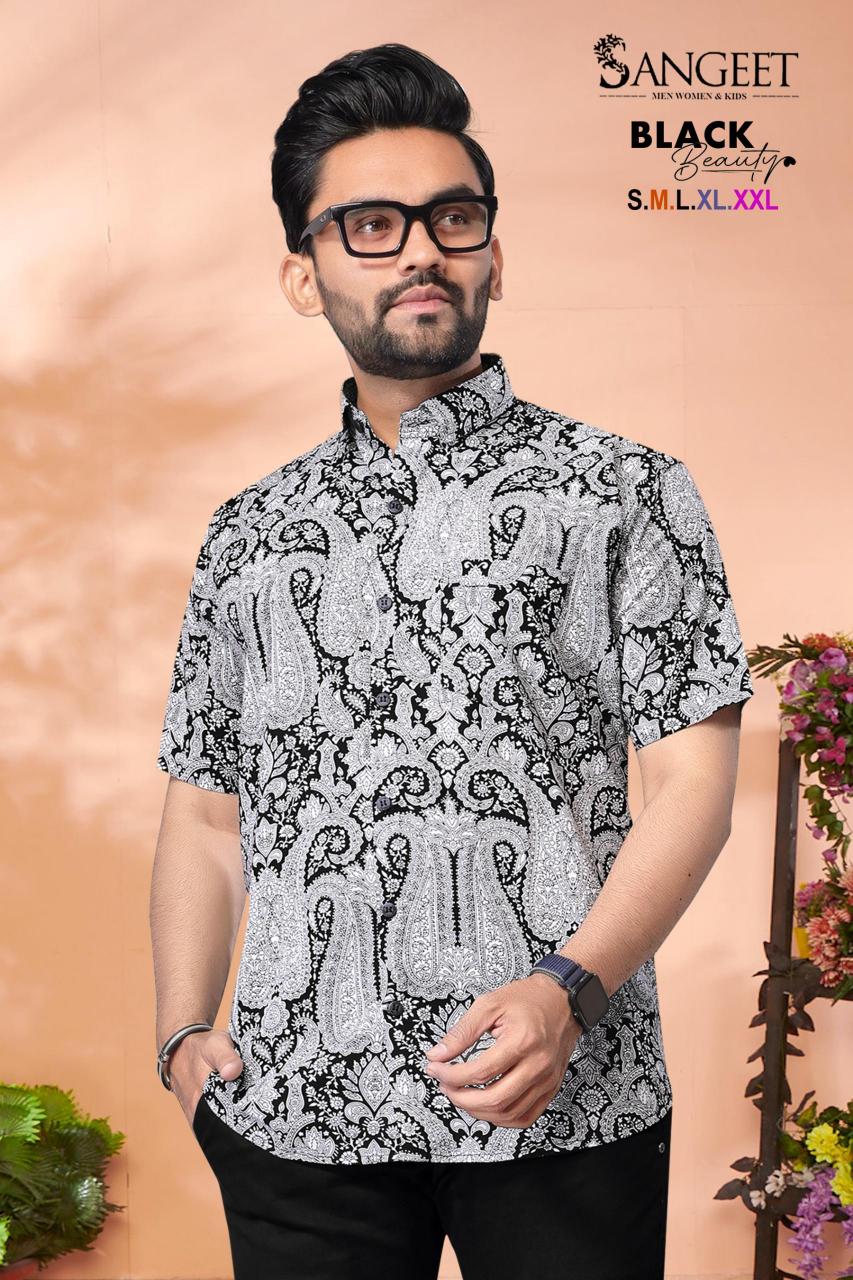 Sangeet Black Beauty shirt for men