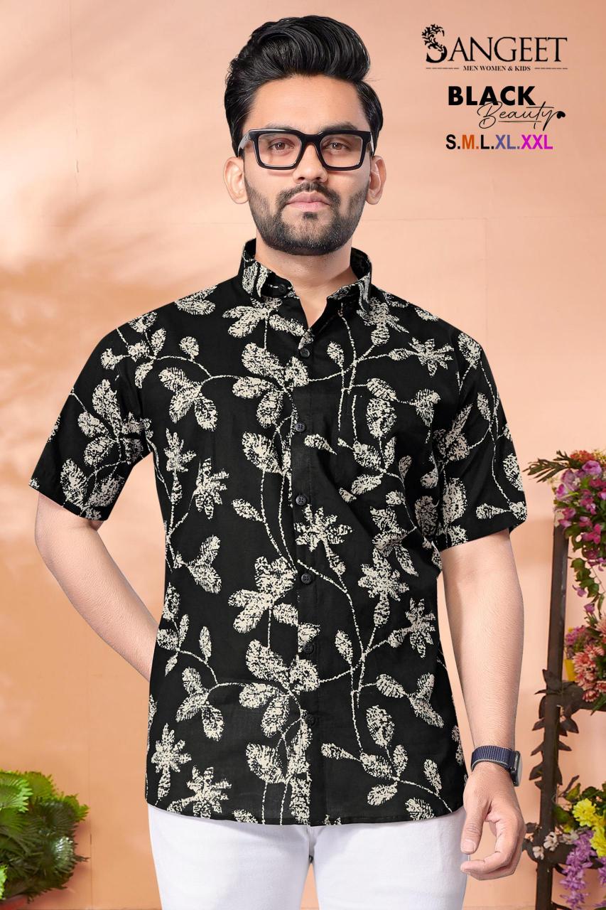 Sangeet Black Beauty shirt for men