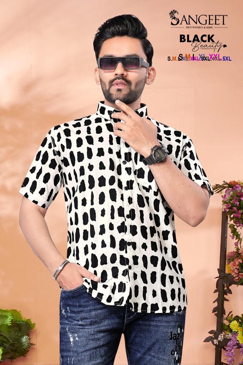 Sangeet Black Beauty shirt for men