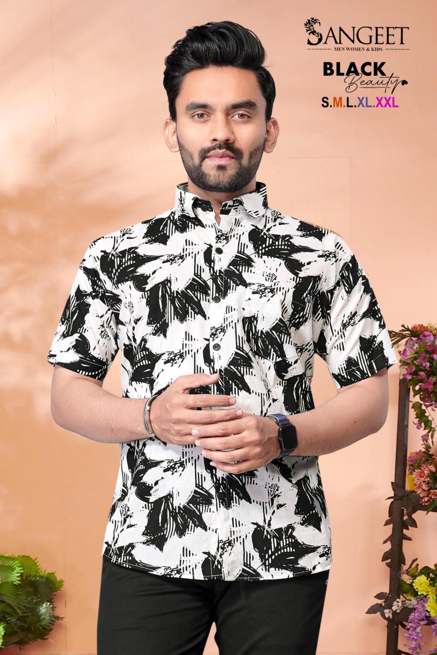 Sangeet Black Beauty shirt for men