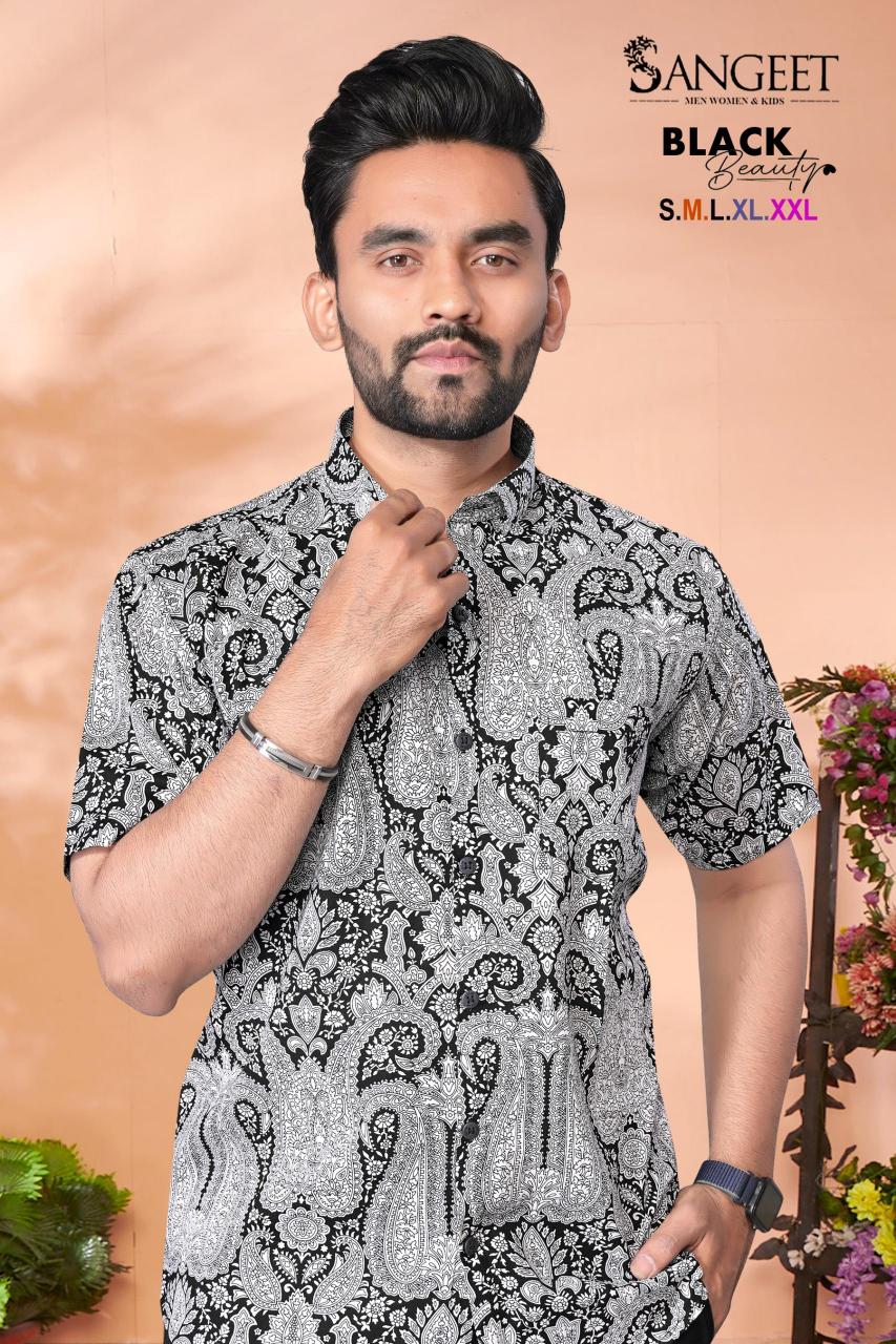 Sangeet Black Beauty shirt for men