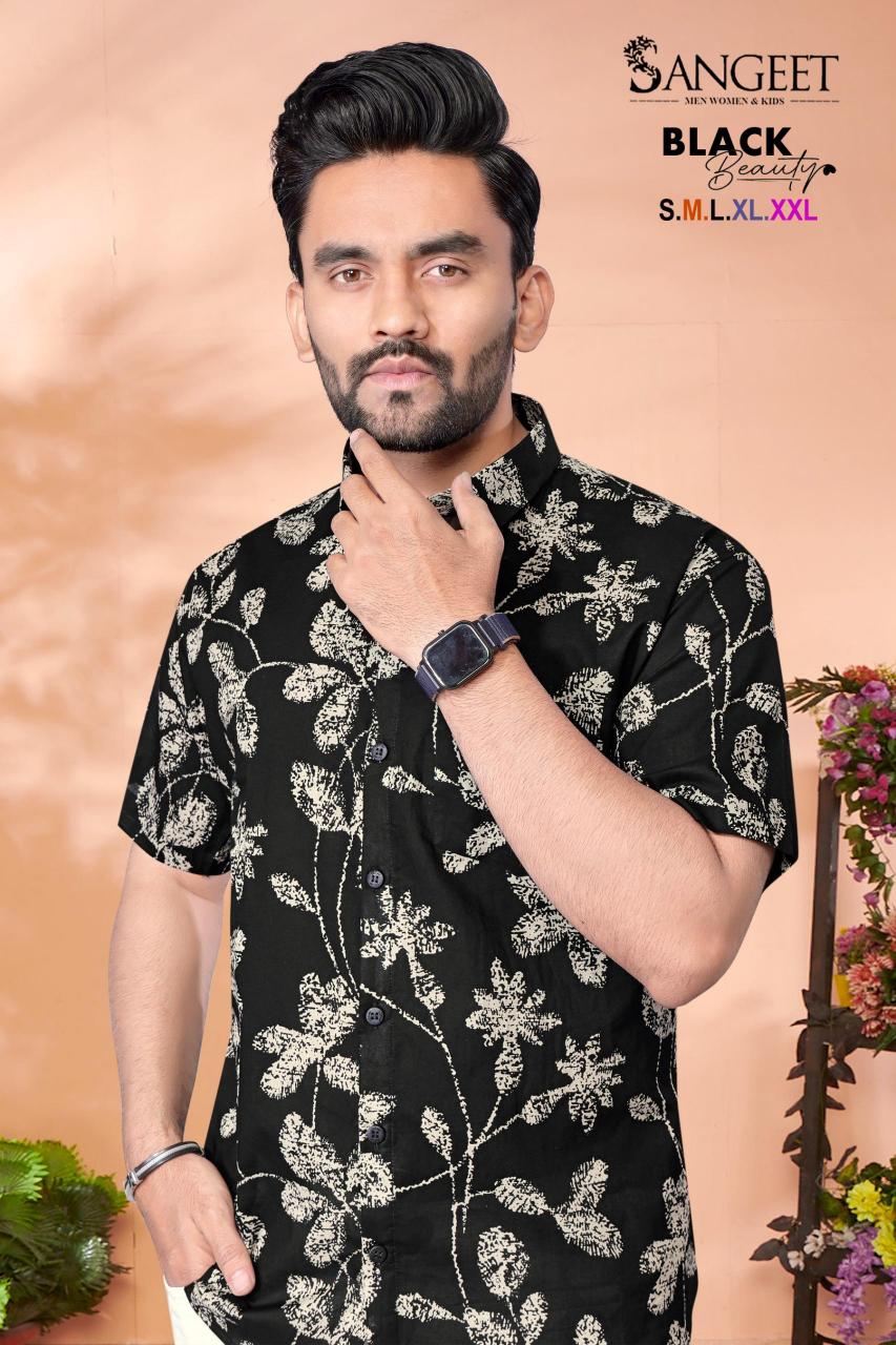 Sangeet Black Beauty shirt for men