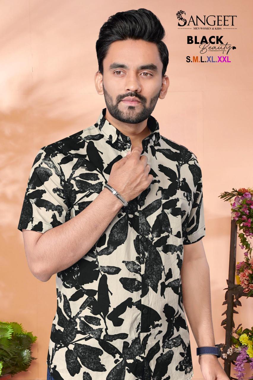 Sangeet Black Beauty shirt for men