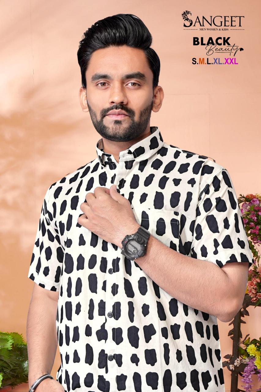 Sangeet Black Beauty shirt for men