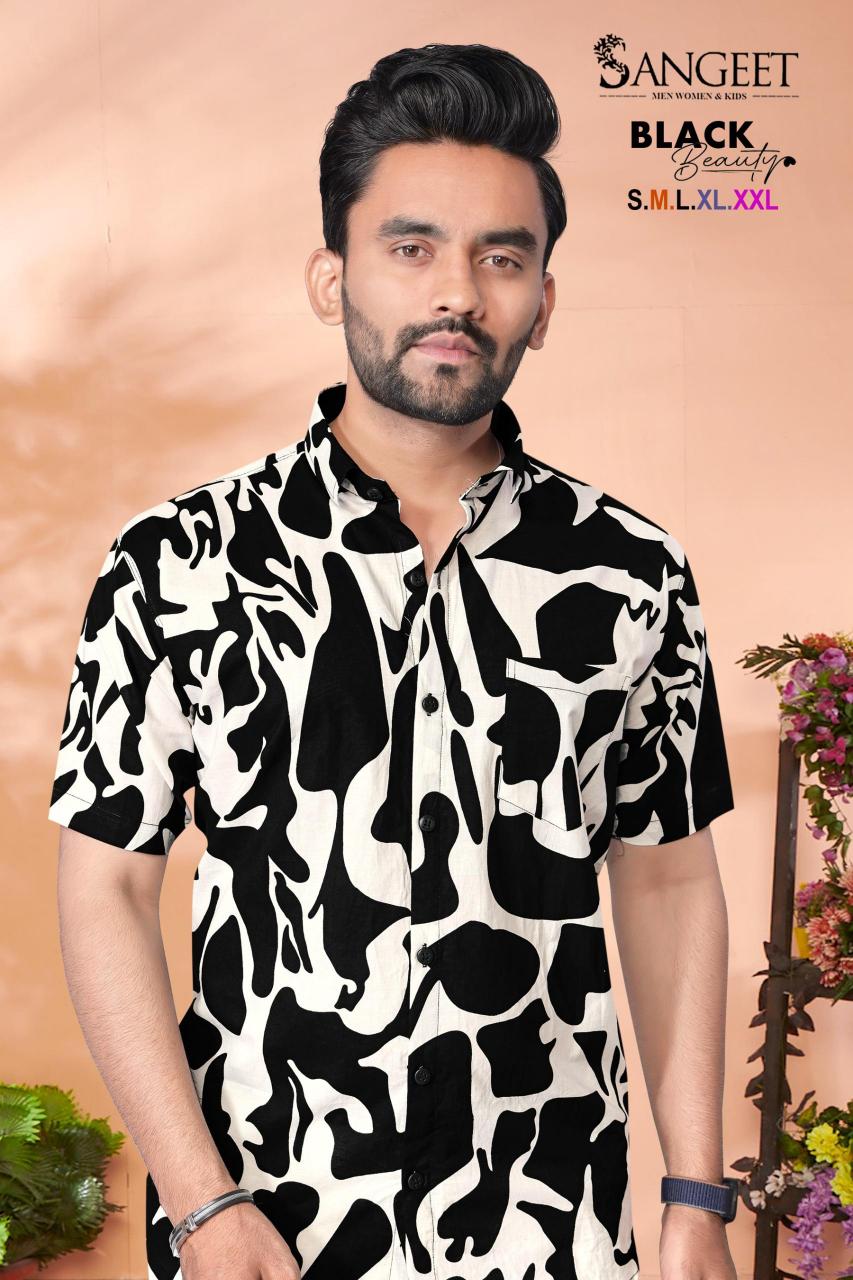 Sangeet Black Beauty shirt for men