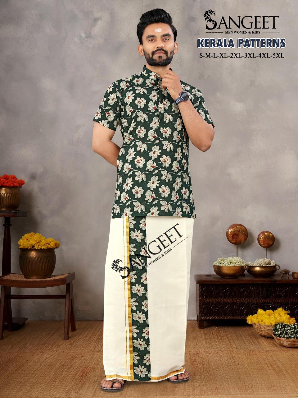 Sangeet Kerala Patterns Mens Wear Shirt Wholesale catalog