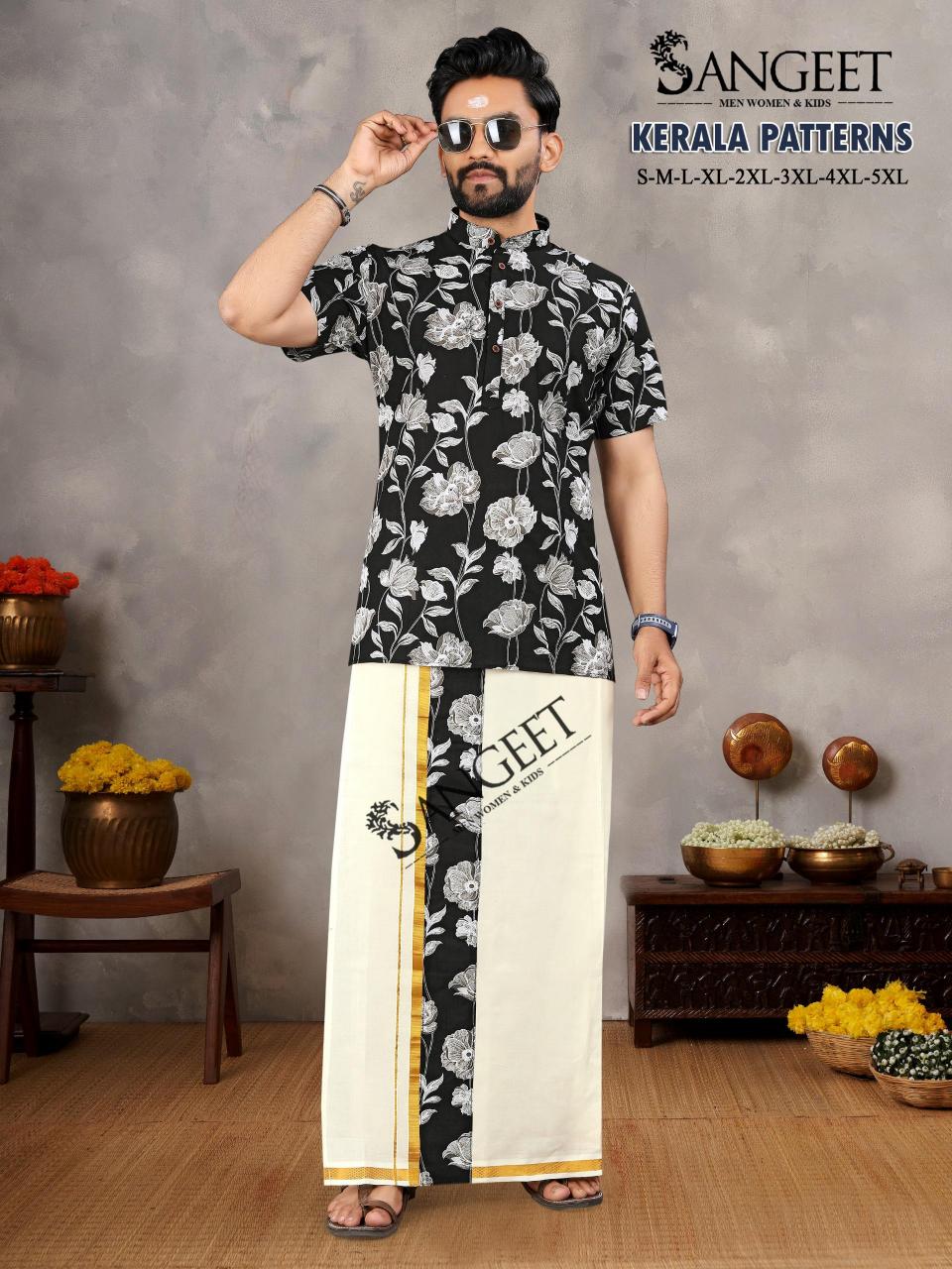 Sangeet Kerala Patterns Mens Wear Shirt Wholesale catalog