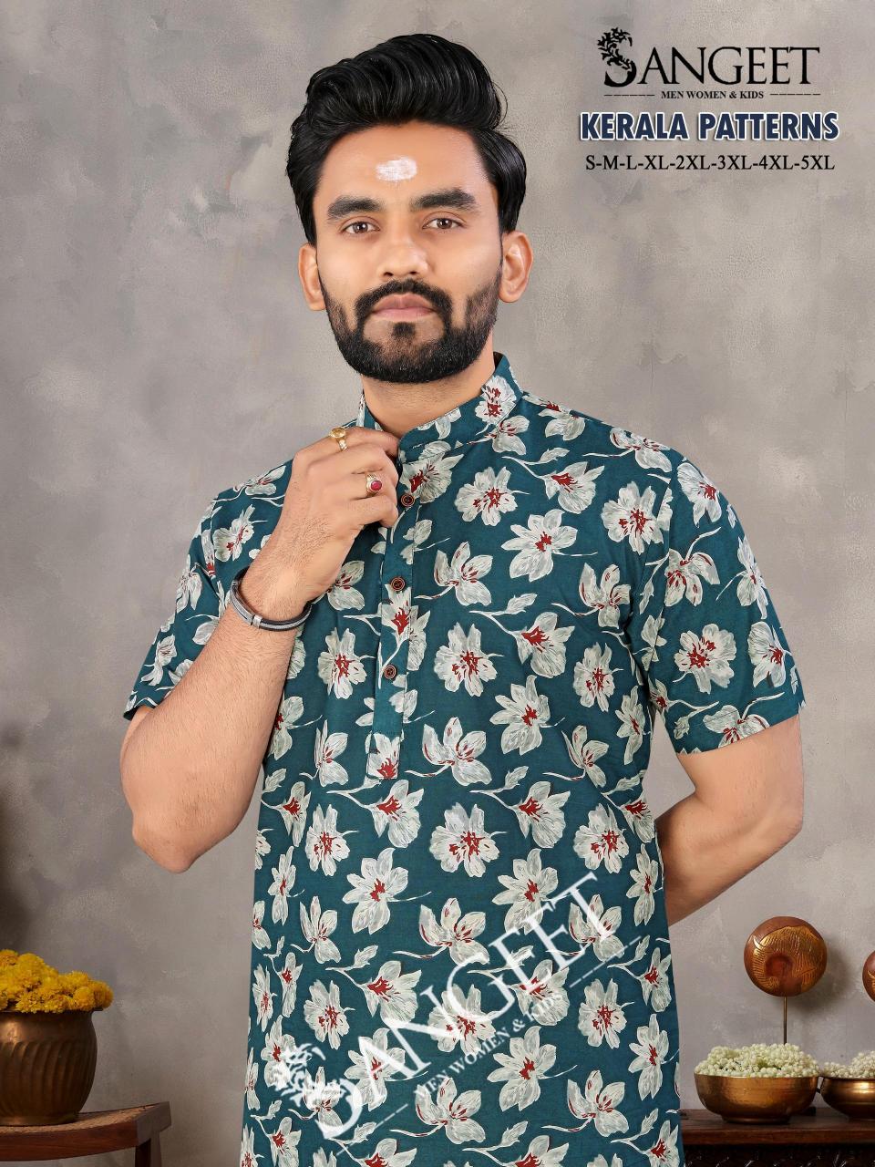 Sangeet Kerala Patterns Mens Wear Shirt Wholesale catalog