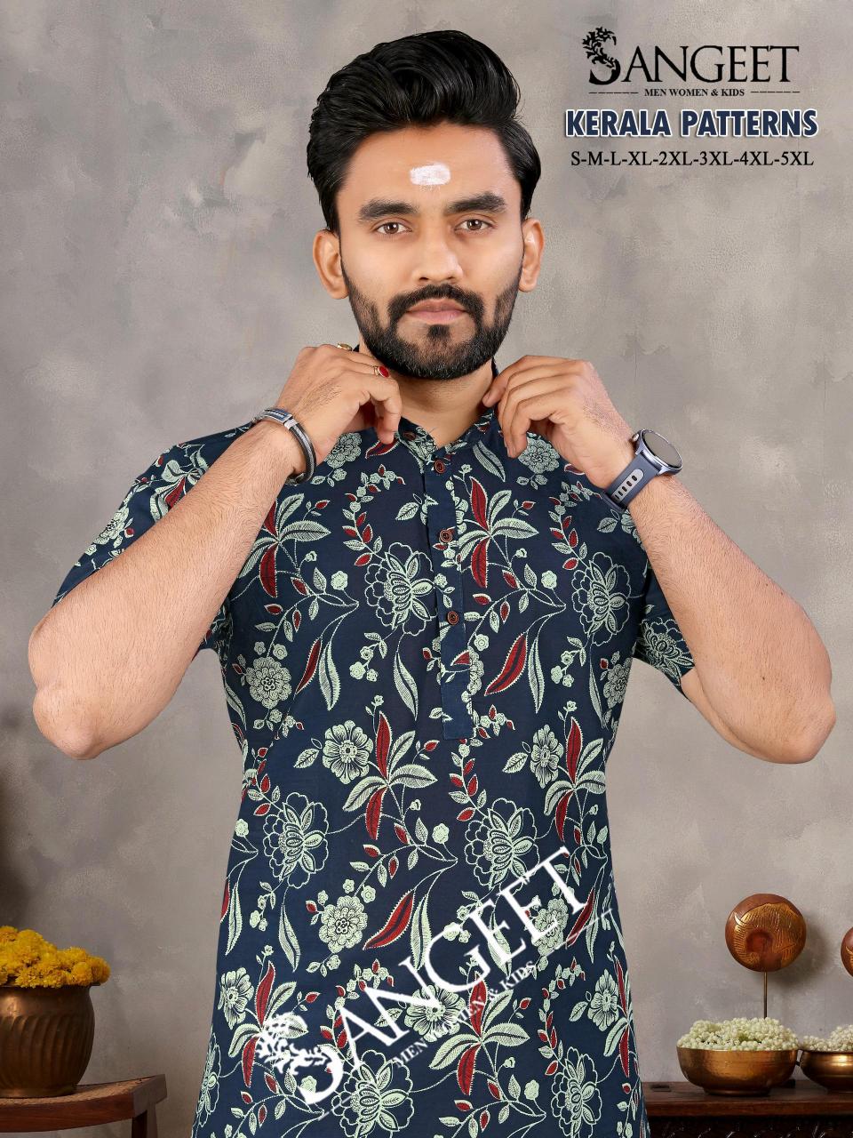 Sangeet Kerala Patterns Mens Wear Shirt Wholesale catalog