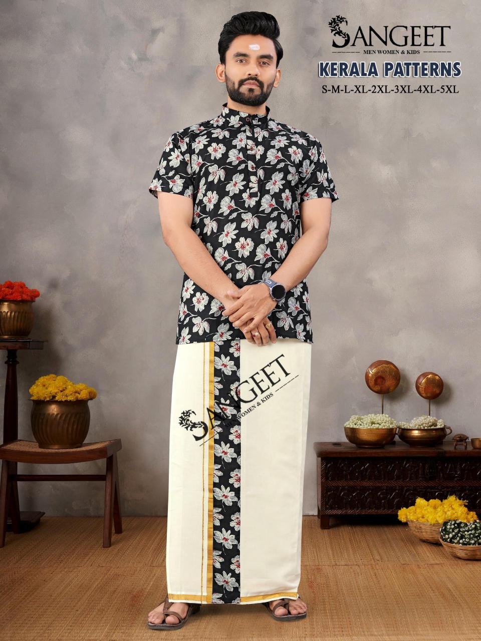 Sangeet Kerala Patterns Mens Wear Shirt Wholesale catalog