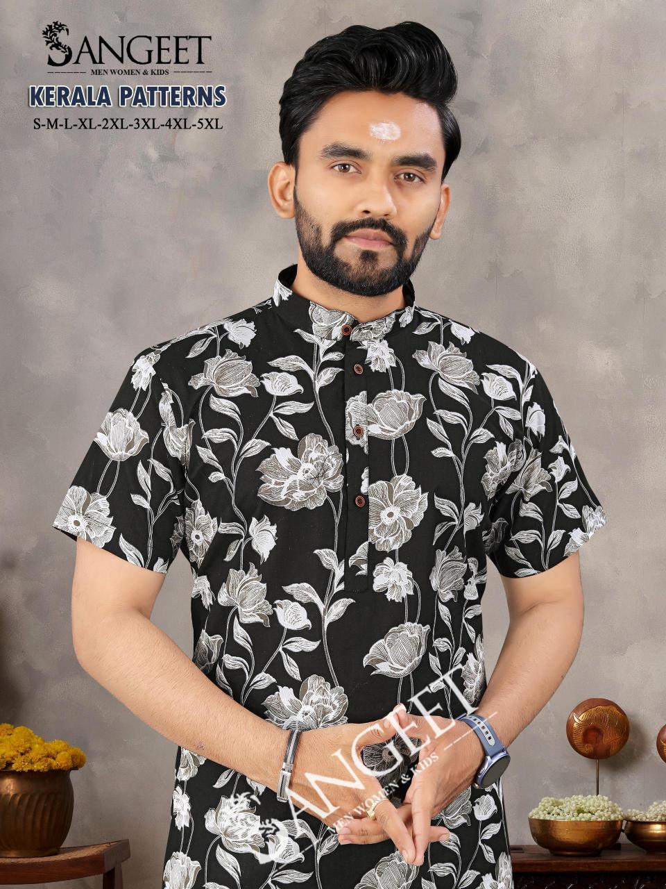 Sangeet Kerala Patterns Mens Wear Shirt Wholesale catalog