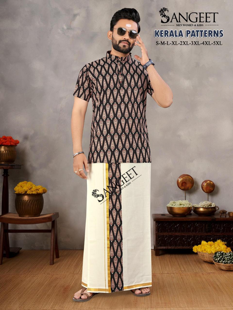 Sangeet Kerala Patterns Mens Wear Shirt Wholesale catalog