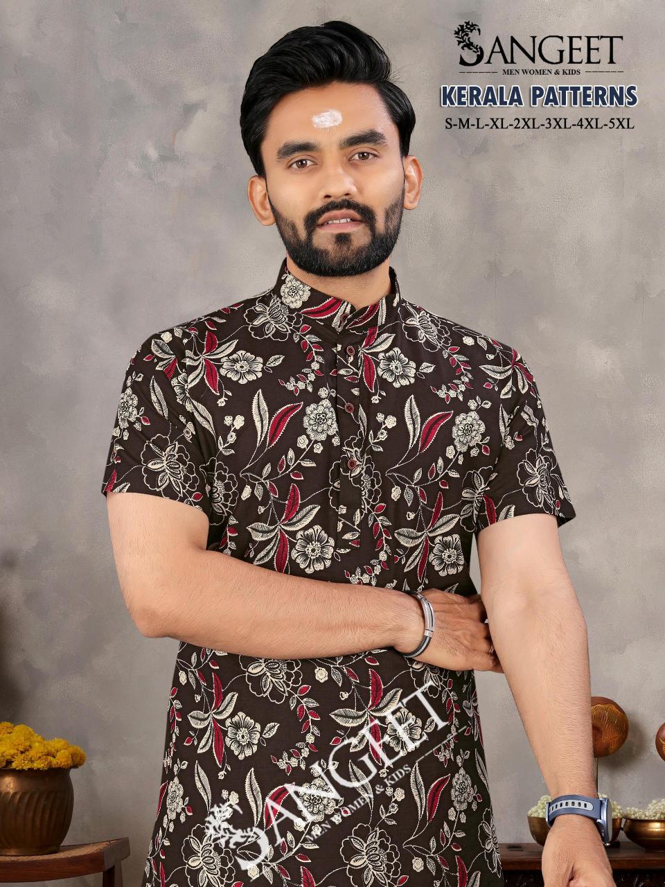 Sangeet Kerala Patterns Mens Wear Shirt Wholesale catalog