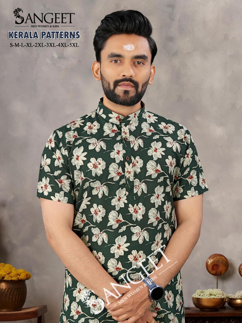 Sangeet Kerala Patterns Mens Wear Shirt Wholesale catalog