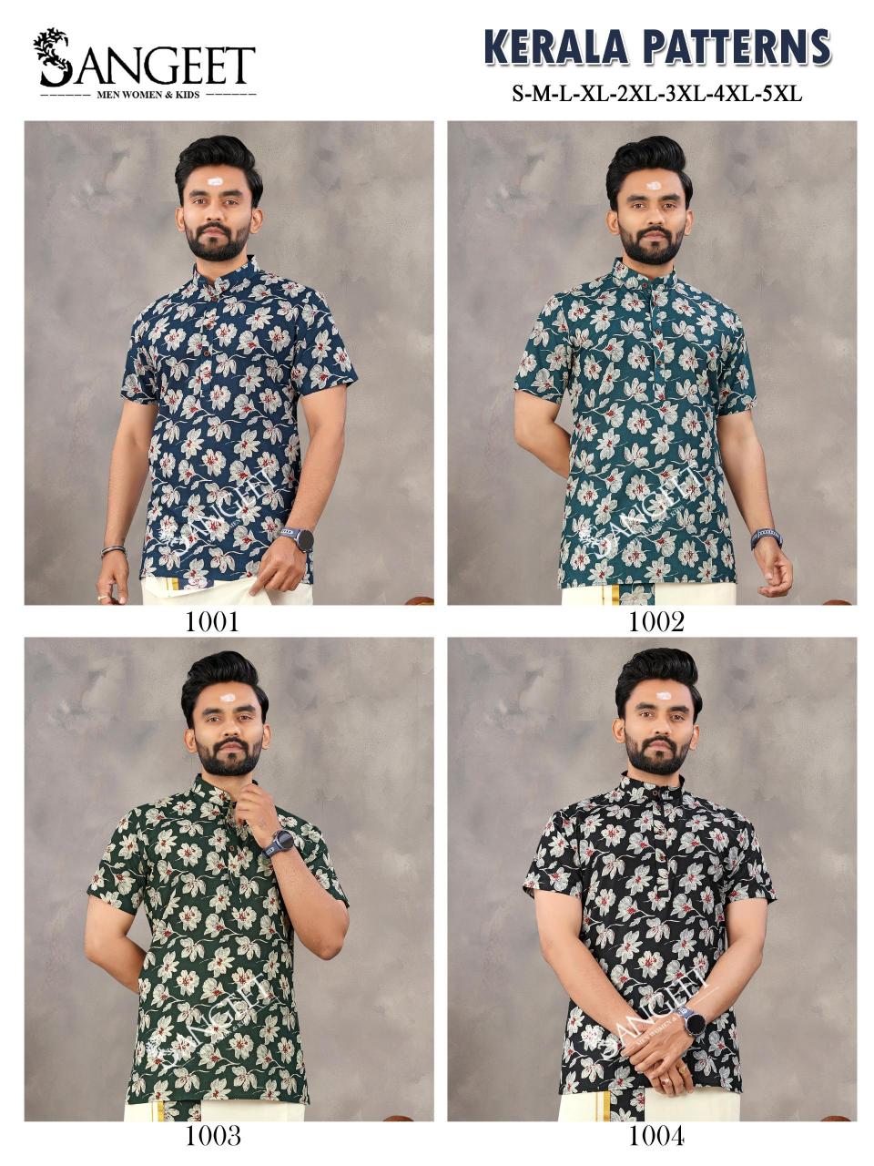 Sangeet Kerala Patterns Mens Wear Shirt Wholesale catalog