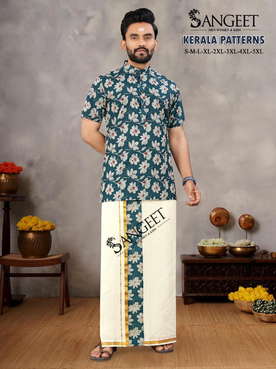 Sangeet Kerala Patterns Mens Wear Shirt Wholesale catalog