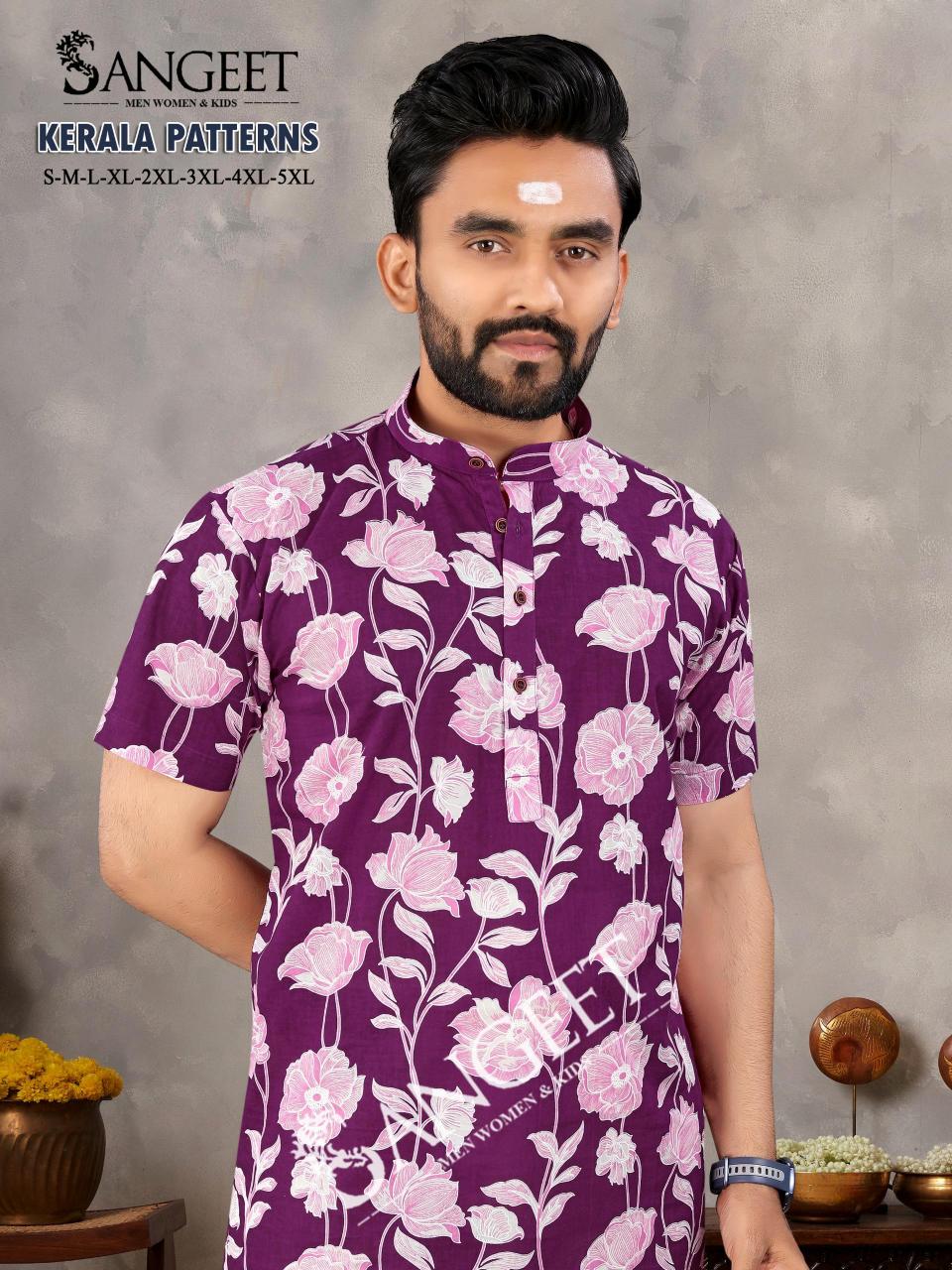 Sangeet Kerala Patterns Mens Wear Shirt Wholesale catalog