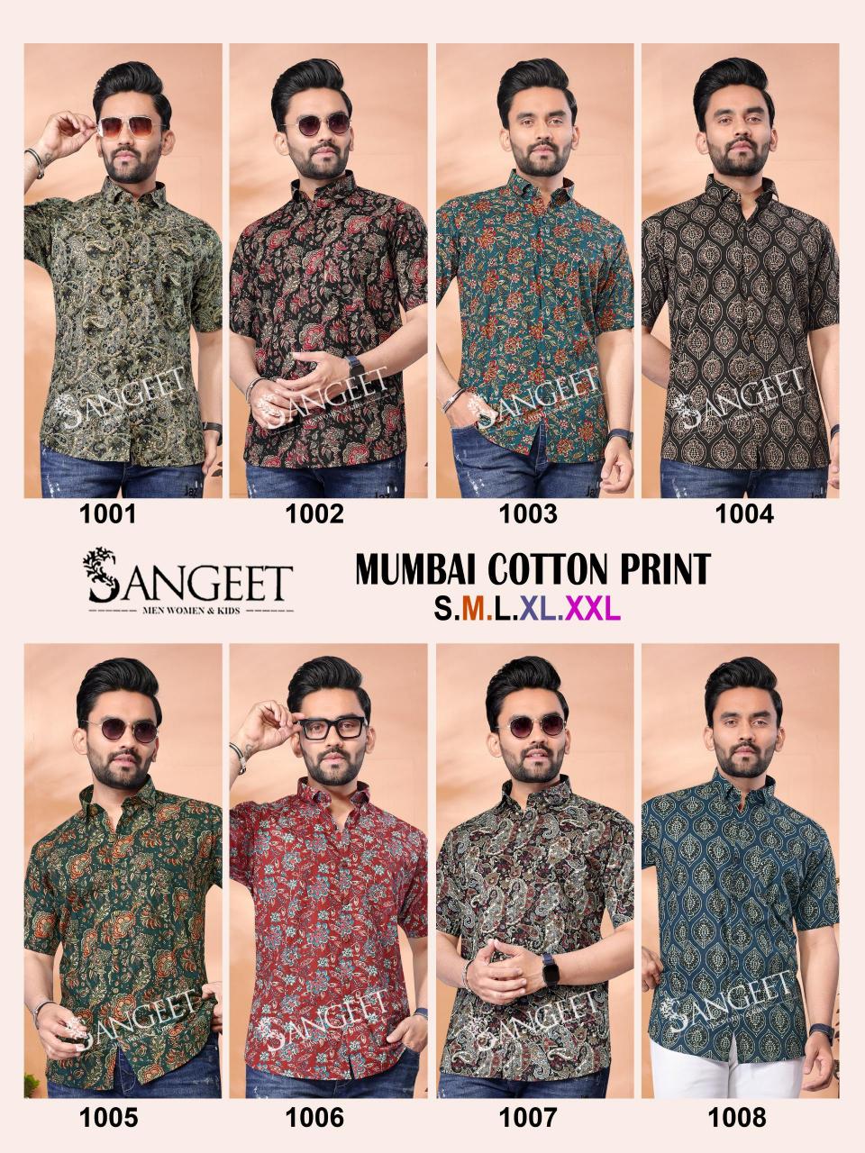 Sangeet Mumbai Cotton Print Mens T Shirt Wholesale Catalog