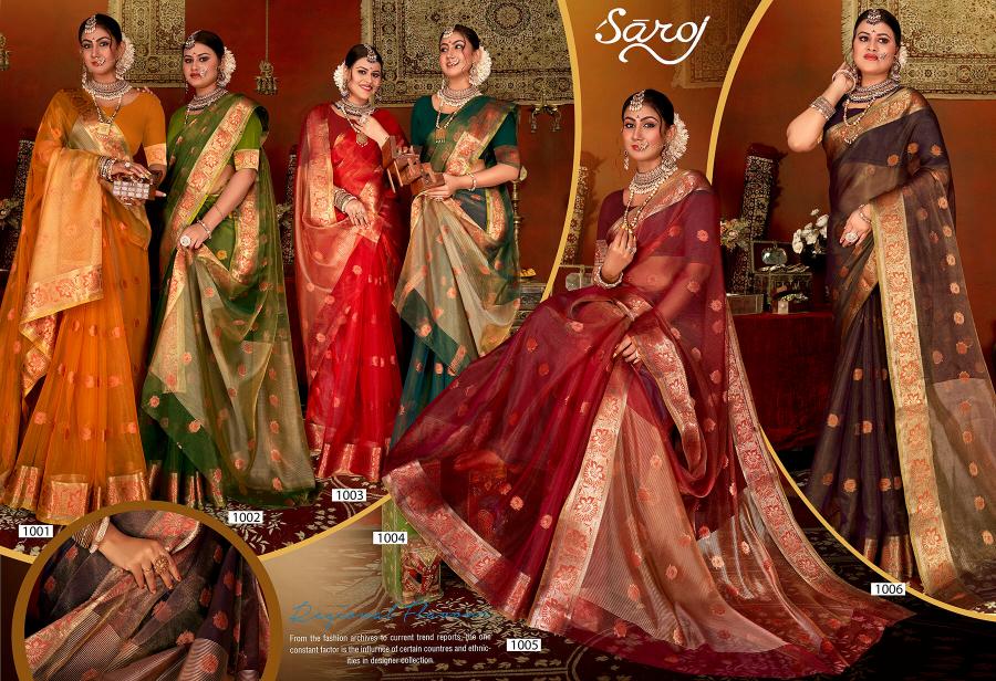 Saroj Irikaa silk vol.2 Soft  simmer silk saree in surat with price wholesale