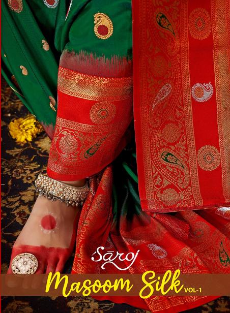 Saroj Masoom silk vol.1 50*600 silk saree in surat with price wholesale