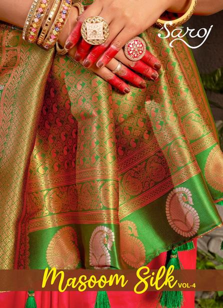 Saroj Masoom silk vol.4 50*600 silk saree in surat with price wholesale