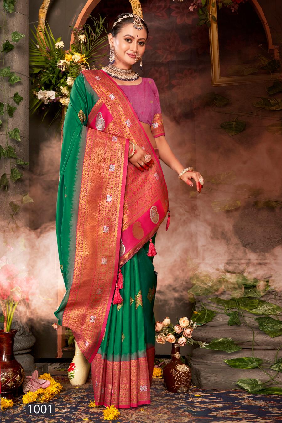 Saroj Masoom silk vol.4 50*600 silk saree in surat with price wholesale