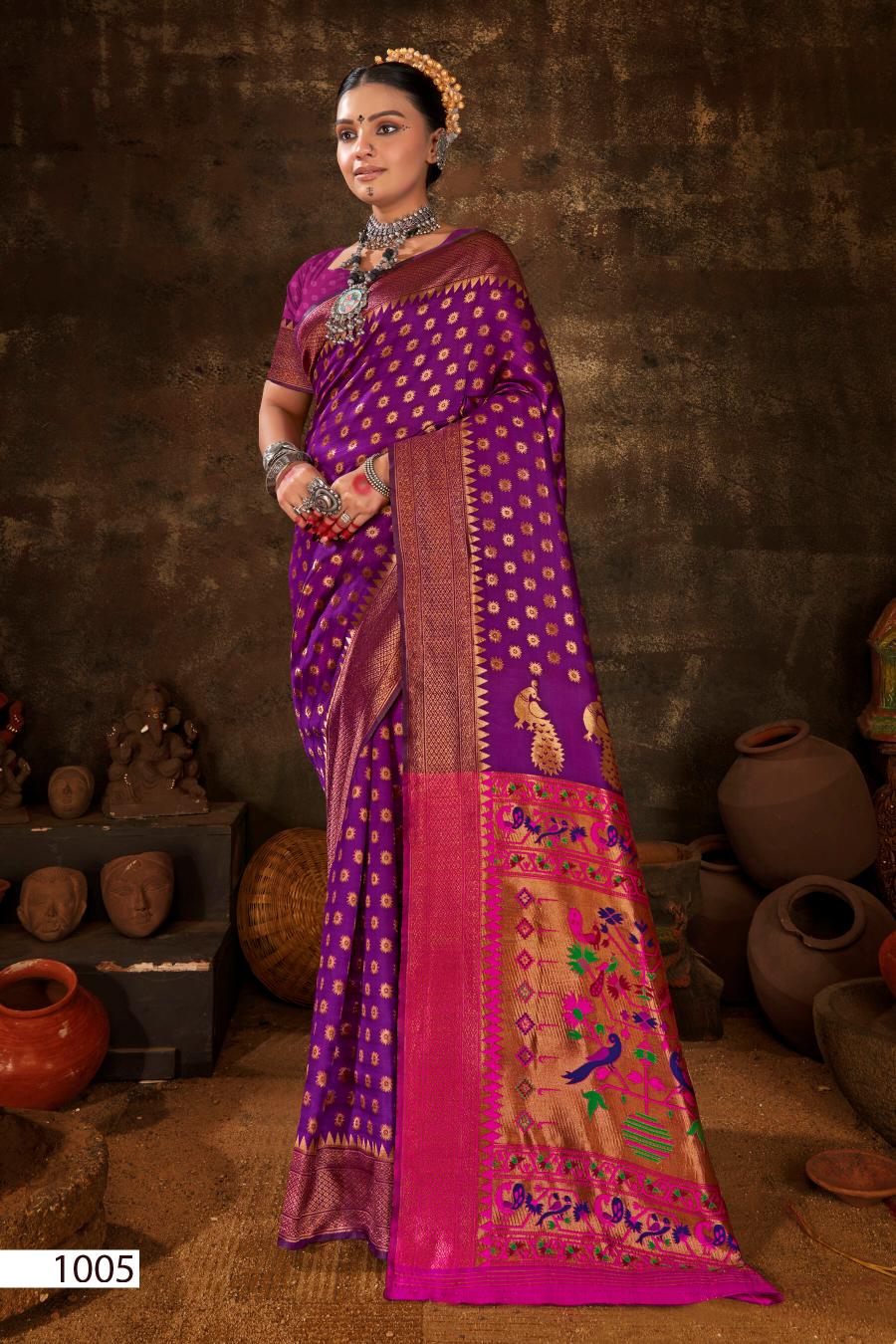 Saroj Morni silk vol.1 silk saree in surat with price wholesale