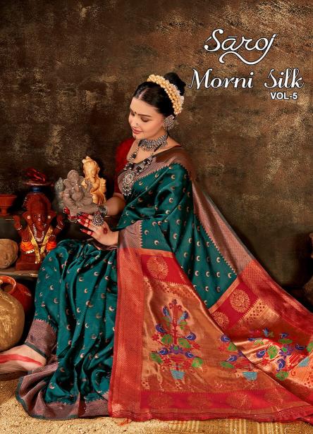 Saroj Morni silk vol.5 silk saree in surat with price wholesale