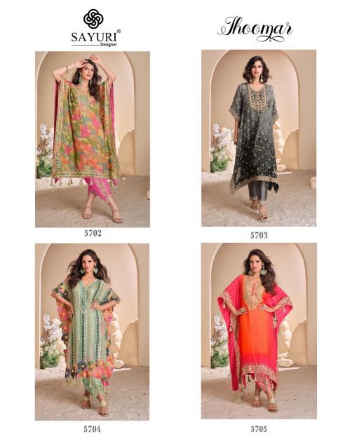 Sayuri Jhoomar Designer Kaftan buy online kurtis india