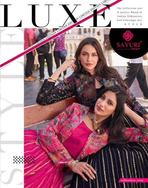 Sayuri Luxe Designer Indo Western Wholesale Catalog