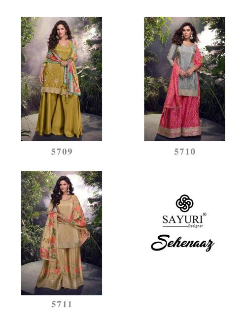 Sayuri Sehenaaz Designer Salwar Suits Wholesale Catalog