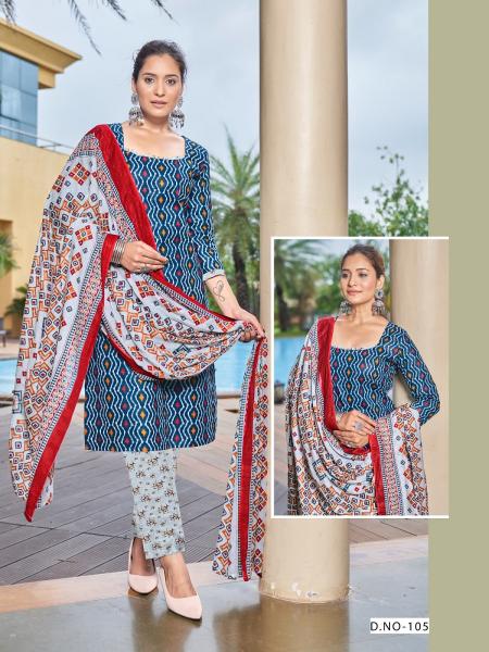 SC Sky Gold Vol-1 – Ajrak Special Kurti Pant With Dupatta - Wholesale Catalog