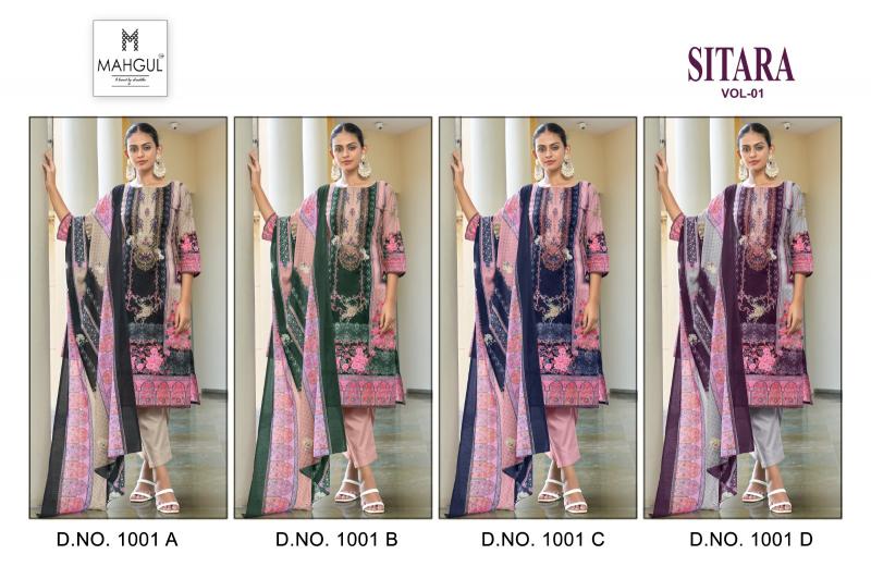 Shraddha Nx Mahgul Sitara Vol 1 Chiffon Dupatta Pakistani Suit Wholesale Catalog