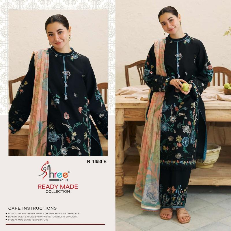 Shree Fabs 1353 EFGH wholesale pakistani suits in kashmir