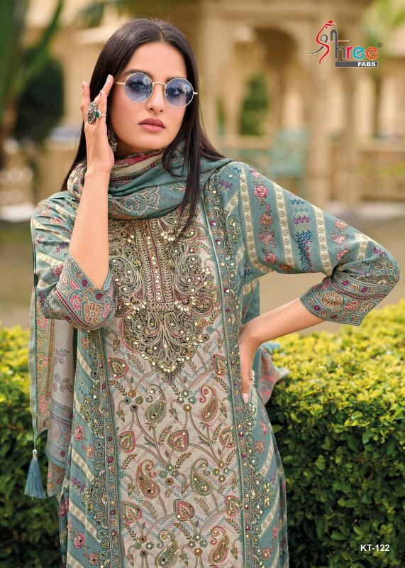 Shree Fabs Kt 122 Digital Printed designer pakistani suits wholesale