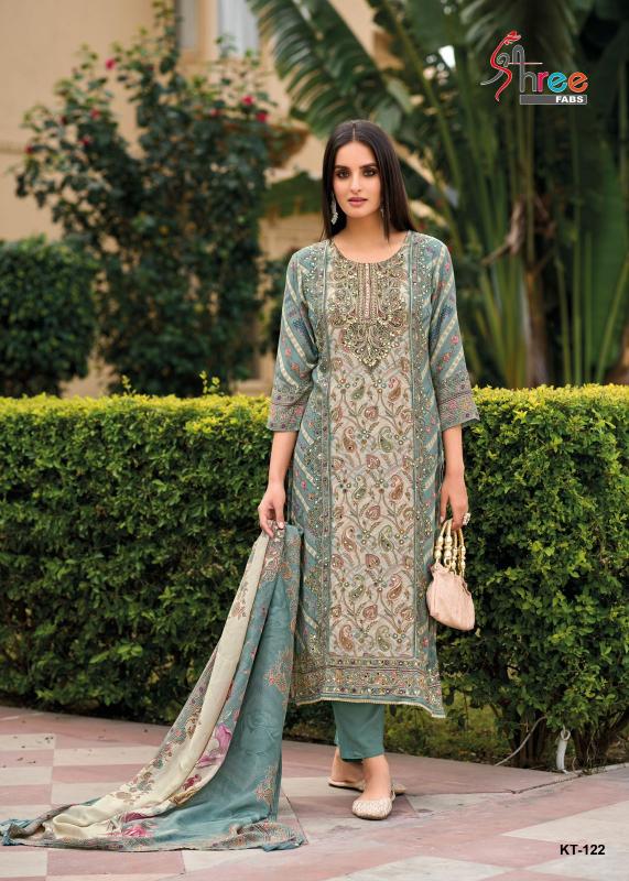 Shree Fabs Kt 122 Digital Printed designer pakistani suits wholesale