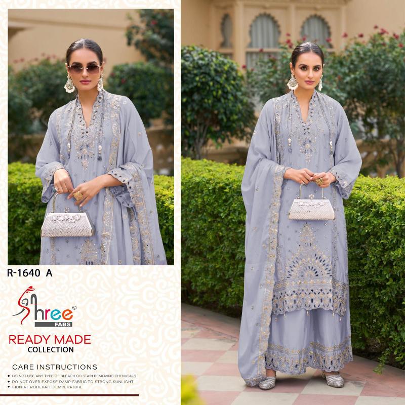 Shree Fabs R 1640 ABCD wholesale pakistani suits dwarka delhi