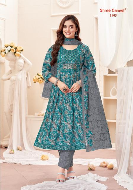 Shree Ganesh Zaara Vol-4 – Nayra Cut Kurti Pant With Dupatta - Wholesale Catalog