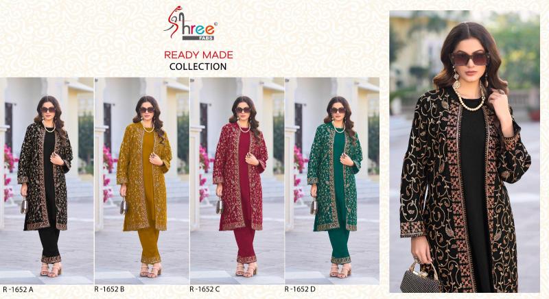 Shree R 1652 A To D Ready Made Wollen Designer  Salwar Suit